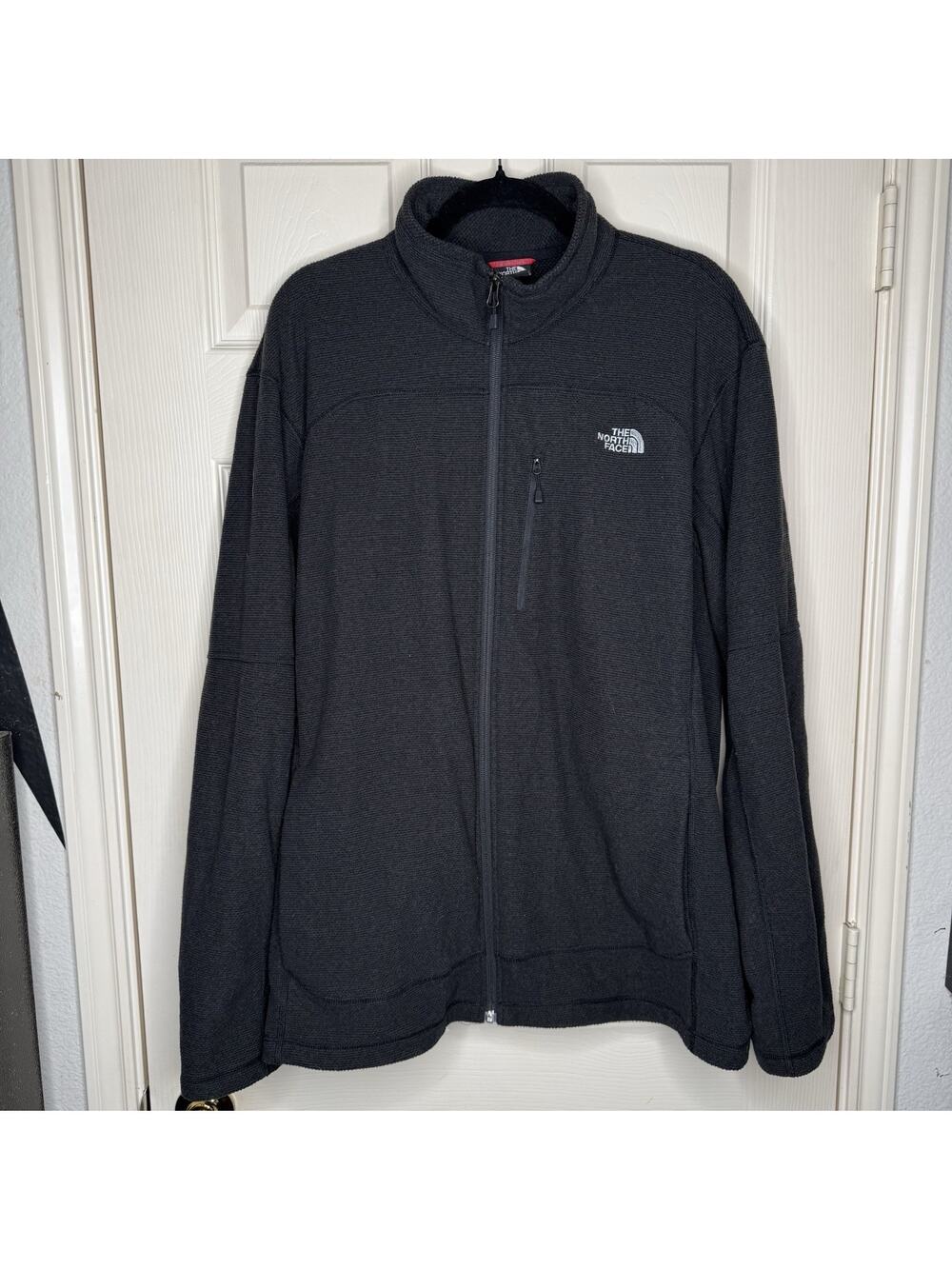 The North Face Sweater Fleece Jacket Black Heather Men's XXL